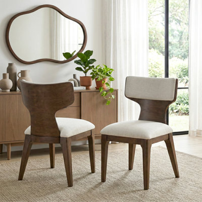 Philip Curved Wood Backrest Side Chair