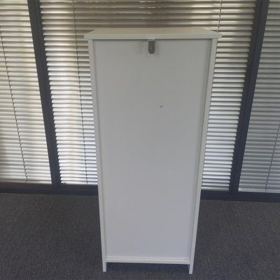 Bathroom low cabinet, louvered door floor-standing bathroom storage cabinet, multi-layer bathroom storage cabinet