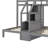 Twin Over Twin & Twin Bunk Bed With Built-In Staircase And Storage Drawer