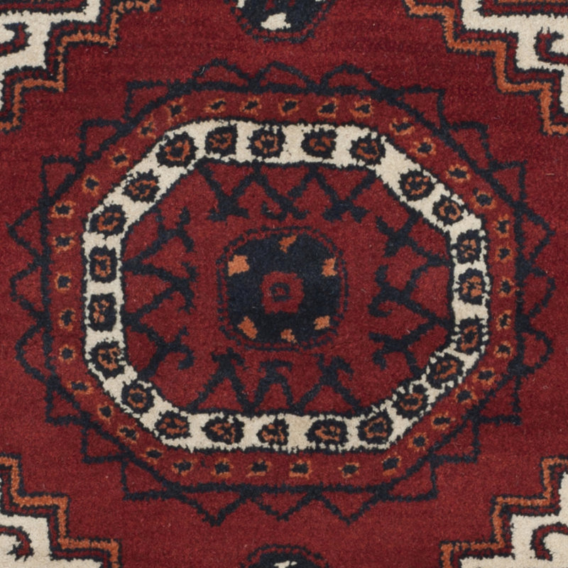Kouerga Wool Southwestern Rug, Rectangle 2'6" x 4'
