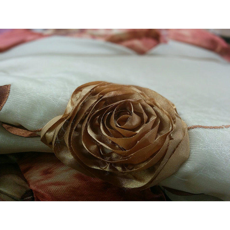 Floral Traditional Polyester Floral Comforter, King Comforter + 4 Additional Pieces