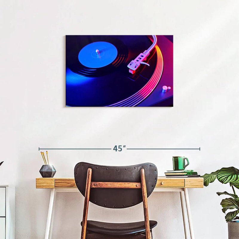 Abarca Turntable Party Record, 20" H x 30" W