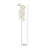 36" Artificial White Phalaenopsis Orchid Stems