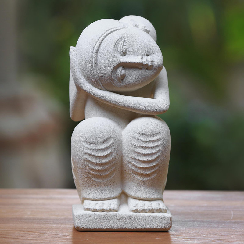 Sculpture en grès Daydreamer