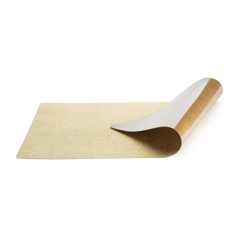 Solid Colour Rectangle Placemat, Gold