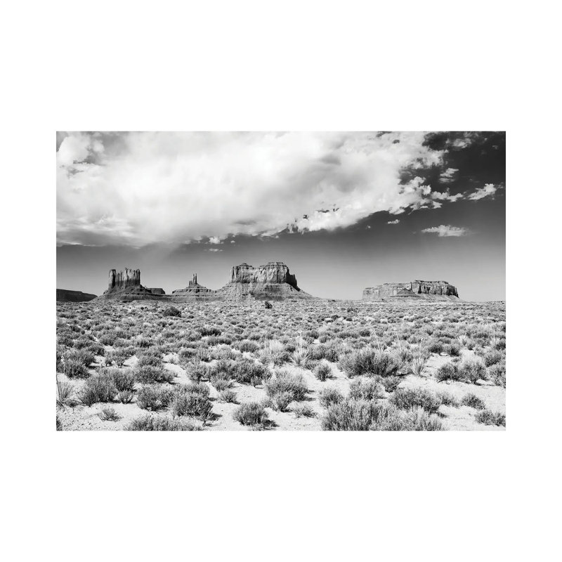 Famous Monument Valley by Philippe Hugonnard - Wrapped Canvas Print, 20.32 cm H x 30.48 cm W
