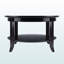 Table basse circulaire à quatre pieds Sienna