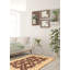 Petey One-of-a-Kind 3'3" X 4'8" New Age Wool Area Rug in Dark Brown