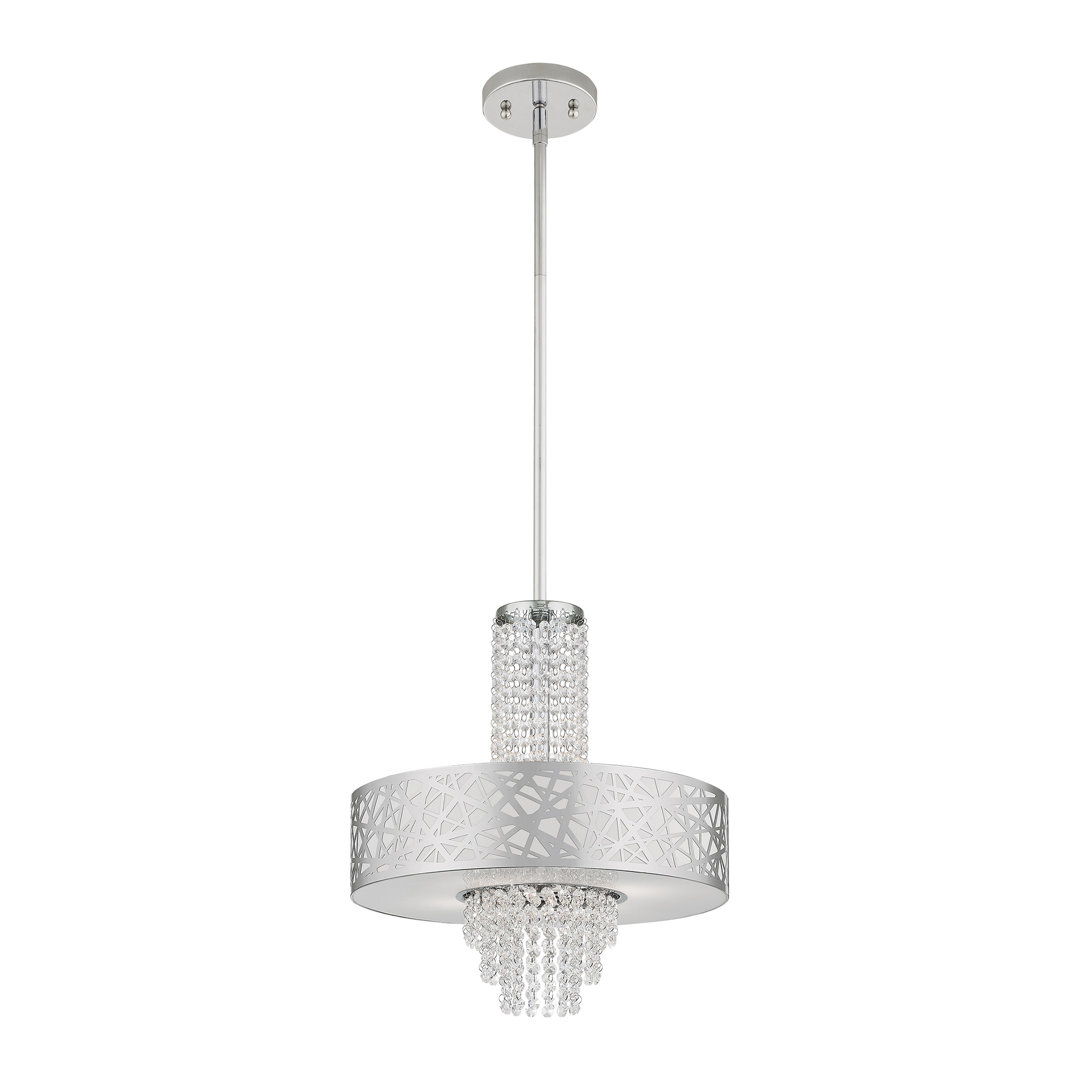 4 - Light Dimmable Chandelier Everly Quinn