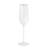 S/6 Celebration Champagne Glasses-Clear W/Gold Dots