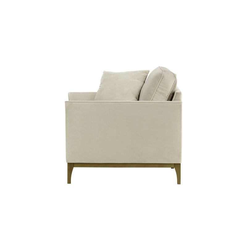 Jaar Upholstered Armchair, Beige, Brown