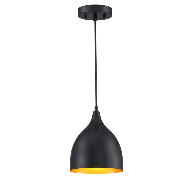 Flemister 1 - Light Matte Black Bell Pendant