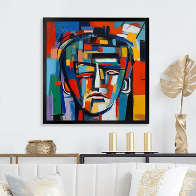 Plandome Abstract Face Portrait I
