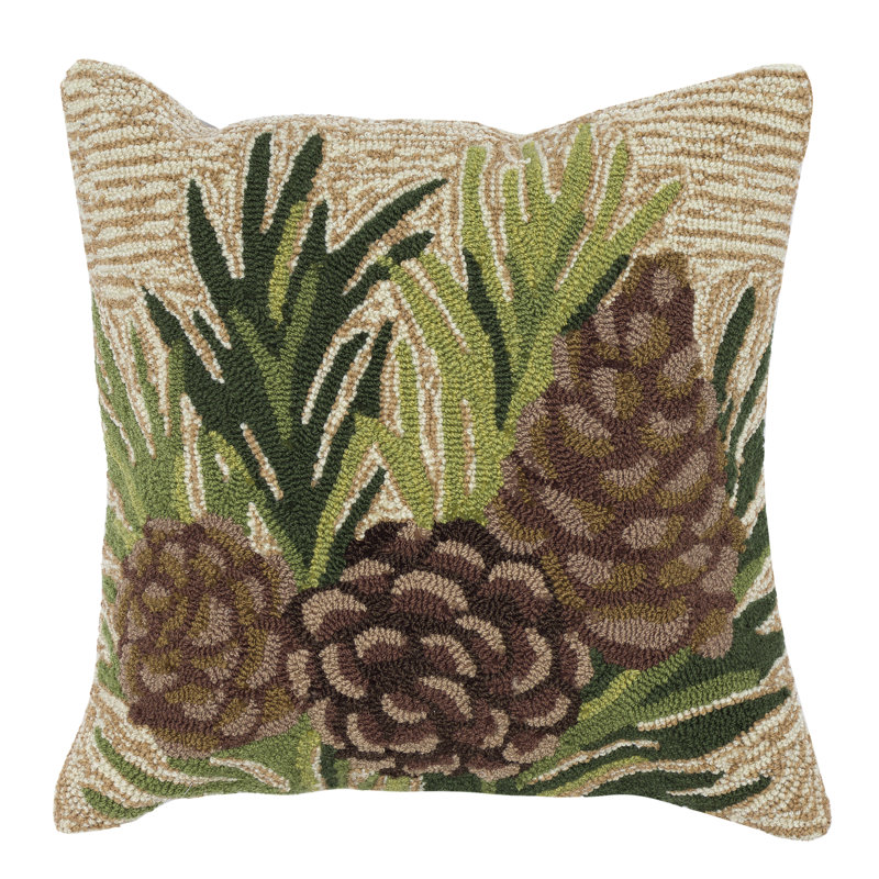  Polyester Throw Square Indoor/Outdoor Pillow Cover and Insert