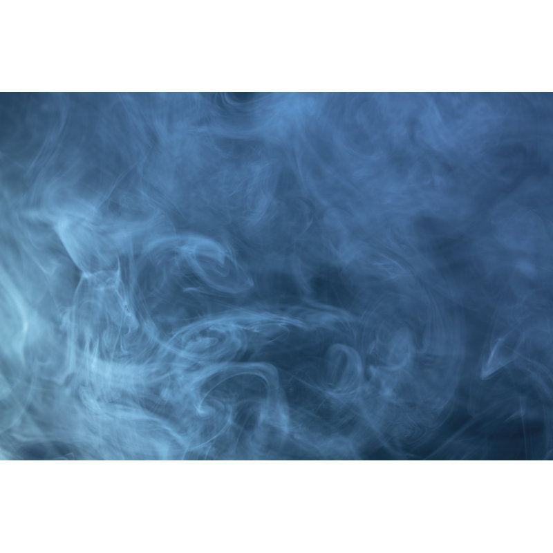 Fumée bleue froide par Floriana, H 12 po x l 18 po