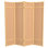 71" H Jute Shoji Room Divider