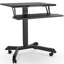 30'' H x 25.6'' W Laptop Cart with Wheels