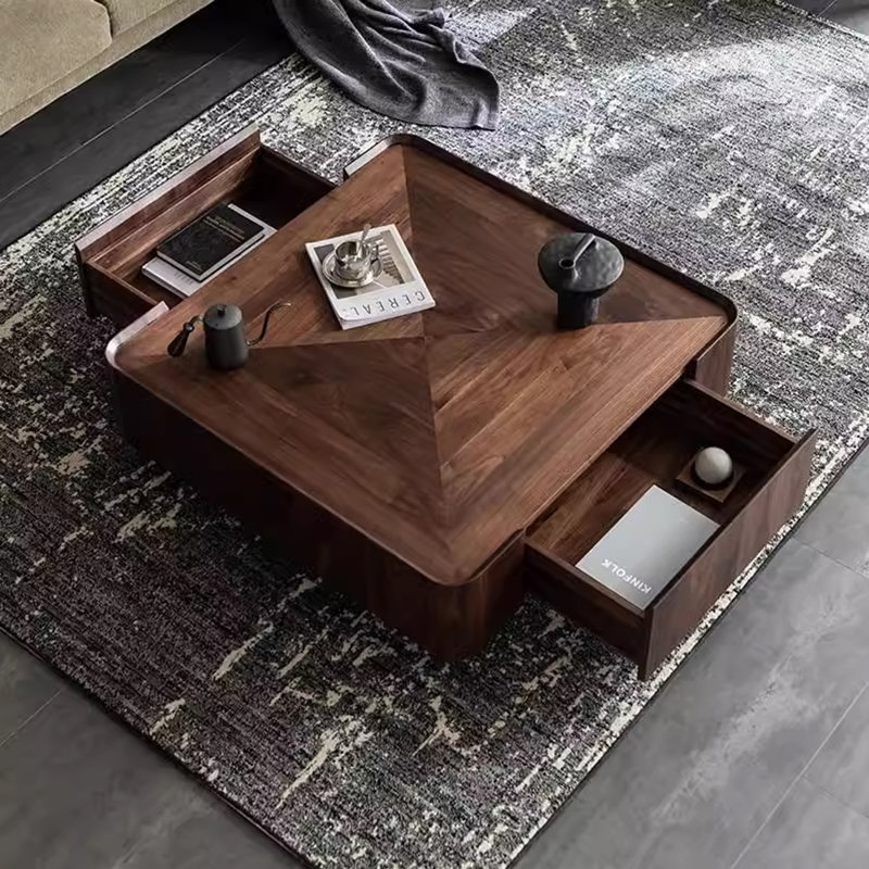 Table basse Rhuary, H 13,4 po x L 39,4 po x l 39,4 po