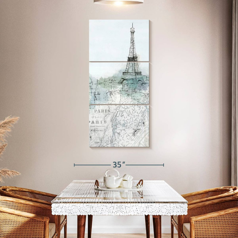 Soir de Paris II, H 52 po x l 24 po