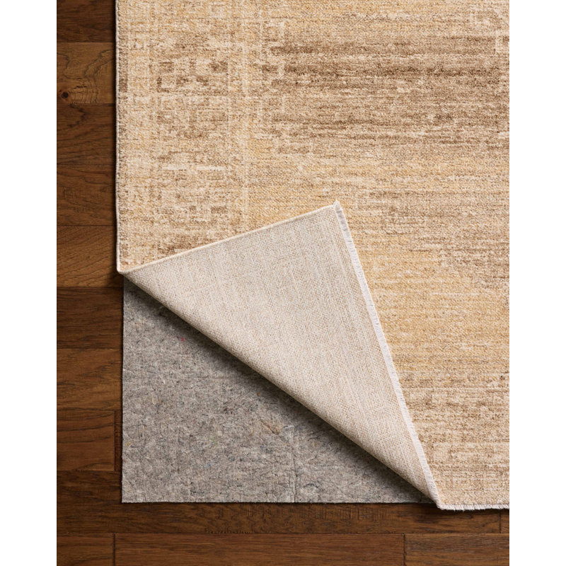 Chris Loves Julia x Loloi Palma Wheat / Taupe Area Rug, Rectangle 5'3" x 7'6"