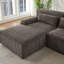 Canapé modulaire surdimensionné en L 102 po Chenille-122060904