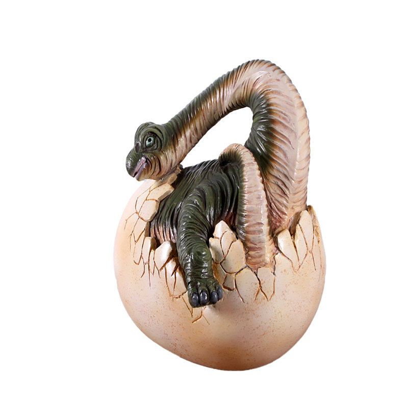 Brachiosaurus Dinosaur Egg Hatching Life Size Statue