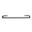 2 pieds de table basse de 2 po x 2 po, pieds de table en acier robuste en forme de U, style campagnard, pieds d'armoire, pieds de canapé, pieds de table bricolage, noir