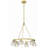 6 - Light Dimmable Wagon Wheel Chandelier