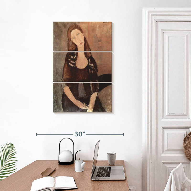 Leisha, portrait de Jeann Hebuterne, H 32 po x l 20 po