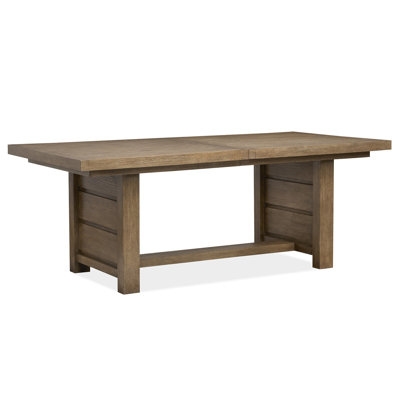 Extendable Trestle Dining Table