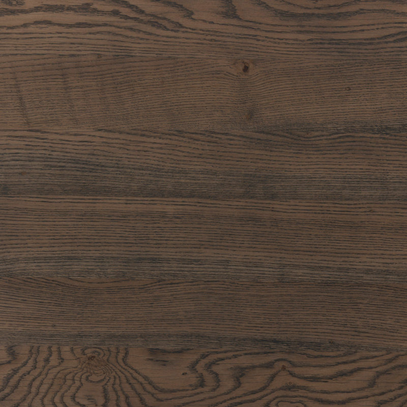 Loxley Round Oak Pedestal Dining Table, 42" H x 32" W x 32" D