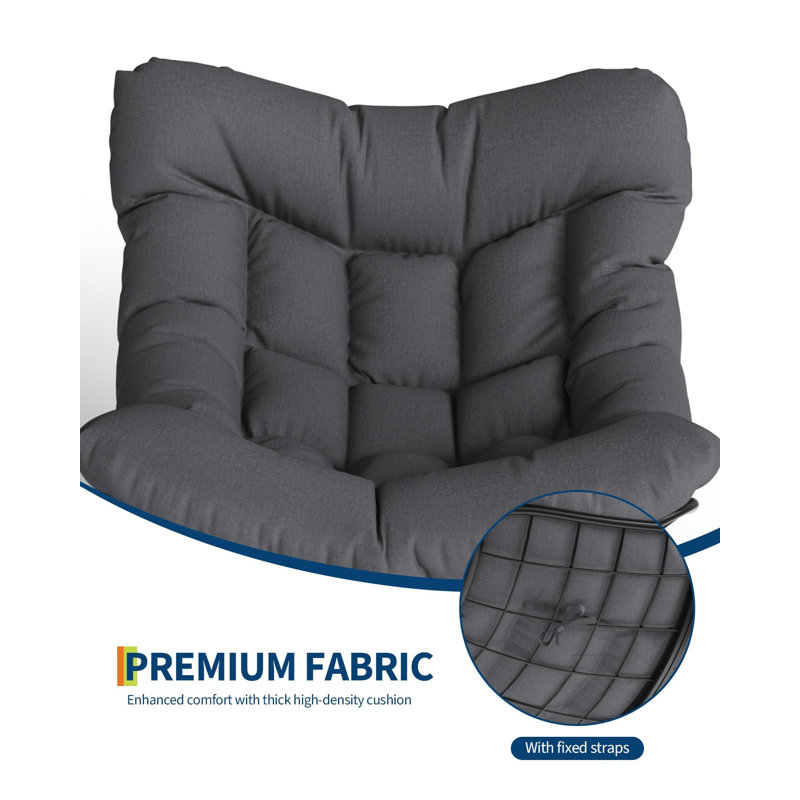 Chaise berçante surdimensionnée Papasan