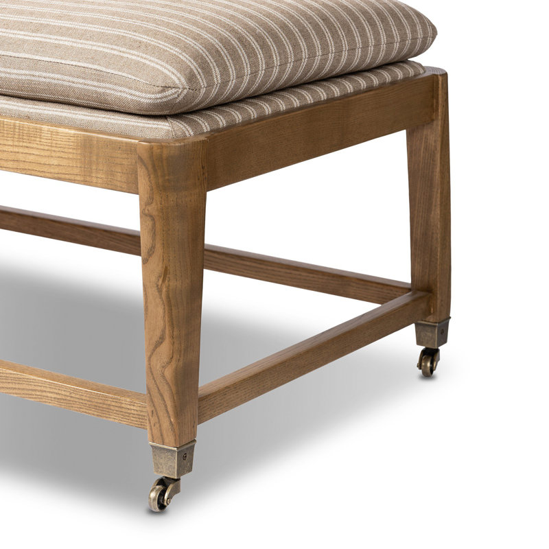 Eleanor Upholstered Bench, Rodin Sand