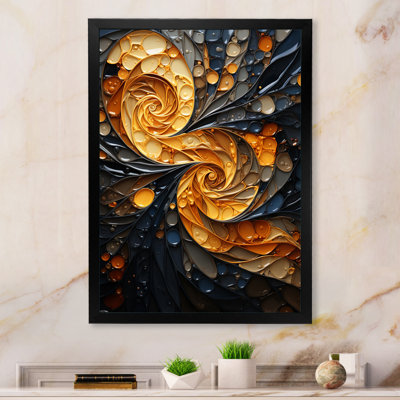 «Falisa Spiral Tangle», reproduction d'art sur toile
