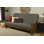 Grand futon et matelas à dossier large de 87 po Stratford