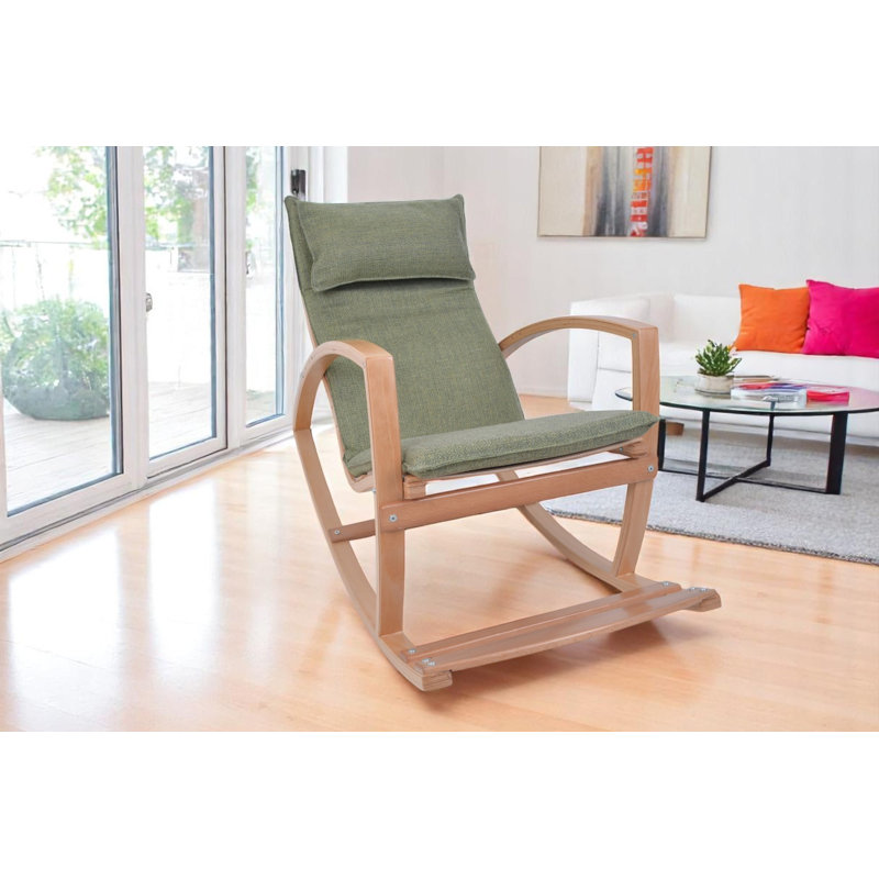Chaise berçante moderne (y compris la chaise), Vert