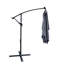Parasol de patio à énergie solaire 2 x 3 m avec lumières DEL - Vent, pour terrasse de jardin