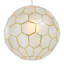 Luminaire suspendu sphère nid d'abeille Capiz-290086164-389706280