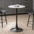 Bellamia Counter Height 24" Round Dining Table with Steel Pedestal Base for Indoors-624129898