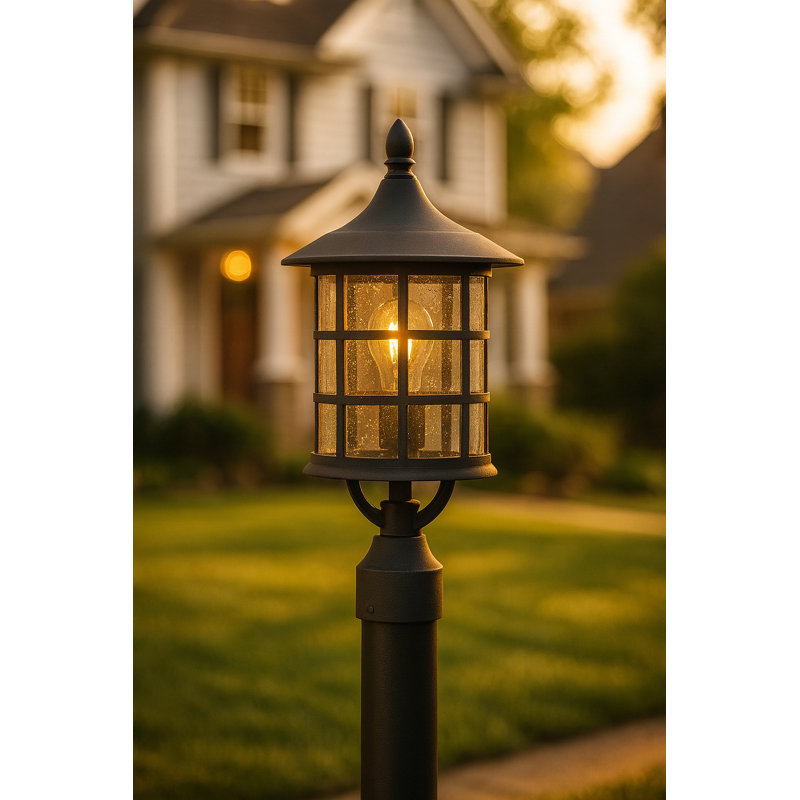 Freeport 1 Light Lantern Head, Black, MED