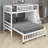 Bunk Bed with Six Storage Drawers, Shelves and Bottom Bed on Wheels for Easy Movement-2019742986