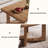 31.5" Square Solid Wood Coffee Table