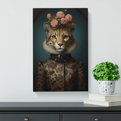 Cheetah Victorian Art - Print