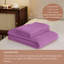 Ultra Soft 3-Piece Dyed Duvet Cover Set With Pillowcases-115637586-115637595
