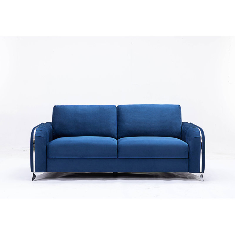 Canapé luxueux à assise profonde, Bleu