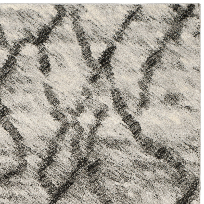 Elisha Abstract Hand Woven Area Rug, Rectangle 122 x 183 cm