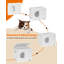 Enceinte pour chat, dépliable, sans assemblage, table pour chat et table de bout, espresso-1381762785