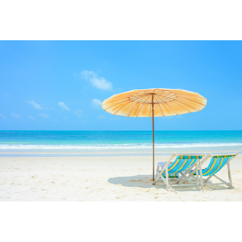 White Sand Beach - Photographie sur toile tendue, L 12 po x H 8 po