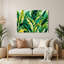 Hawaiian Banana Plants Green Metal Wall Art