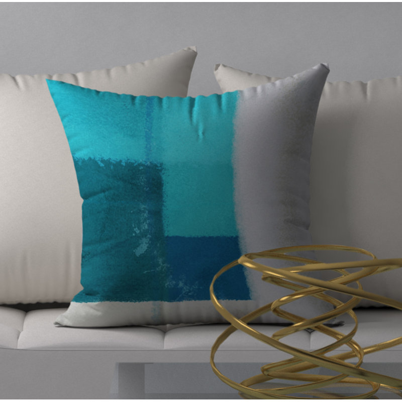 Housse de coussin carrée/insert, 18" x 18"